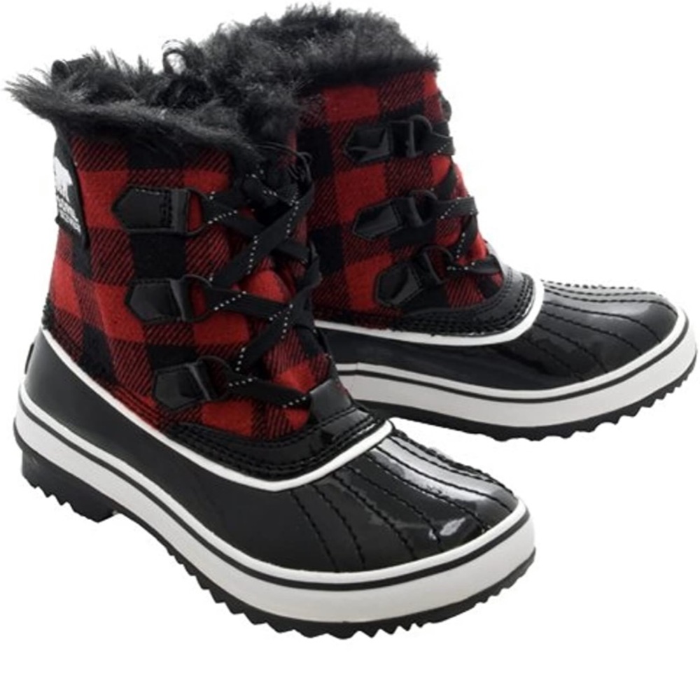 Sorel Torino Red & Black Waterproof Winter Boots